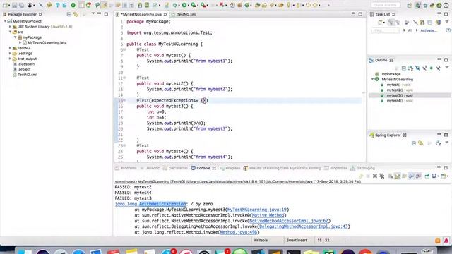 TestNG – Expected Exception || Exception handling || TestNG Framework смотреть онлайн