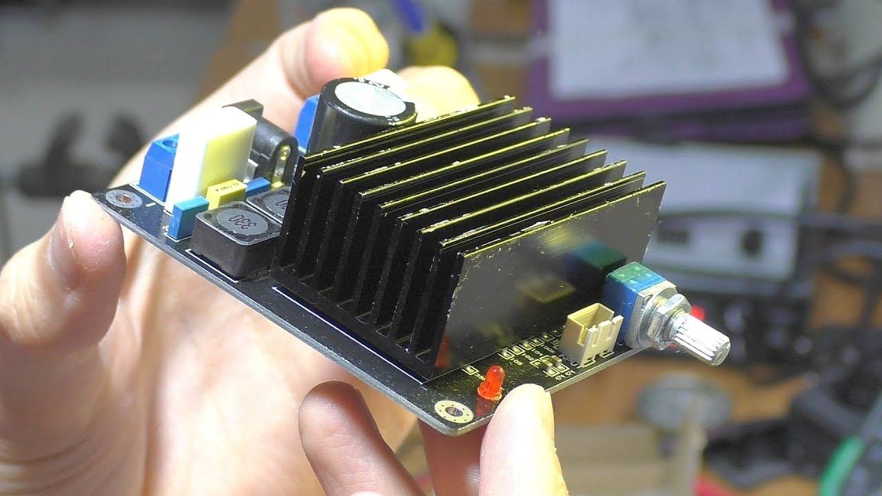 Посылочка из Китая. Усилитель на м/с TDA7498 (2х100Вт). МОЩНОСТЬ, АЧХ, ШУМЫ и ЗВУЧАНИЕ смотреть онлайн