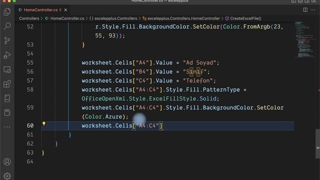 Asp NET MVC de Excel İşlemleri | EPPlus ile Excel'e Yaz ve Oku смотреть онлайн