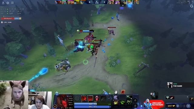 DYRACHYO НА BLOODSEEKER ПОКАЗАЛ КАК НУЖНО ГАНГАТЬ НА КЕРРИ смотреть онлайн