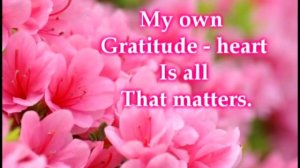 Учим песни Шри Чинмоя - My Own Gratitude-heart (music by Sri Chinmoy)