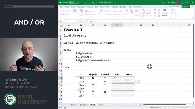 Excel IF Function (including multiple conditions) смотреть онлайн