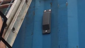 Вентиляционная решетка контейнера. Установка.