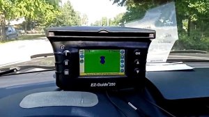 Курсоуказатель Trimble EZ-Guide 250 с патч антенной - тест в городской застройке.