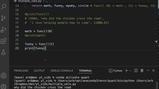 How to Return MULTIPLE Values from a Function (2022 Tutorial) смотреть онлайн