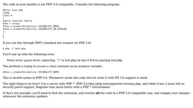 Magento 2 getting error: ( ! ) Parse error: syntax error, unexpected 'T_PAAMAYIM_NEKUDOTAYIM'... смотреть онлайн