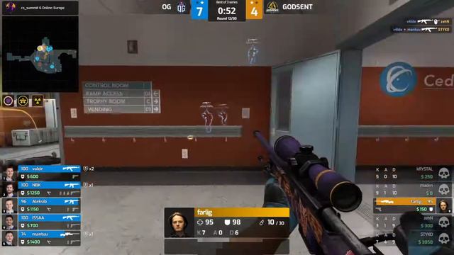 Нечего сказать. Godsent Против OG. CS_Summit6 Online. смотреть онлайн