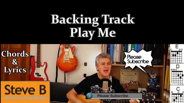 ❤️ Play Me - Neil Diamond - Cover - Free Backing Track - Chords and Lyrics on Screen смотреть онлайн
