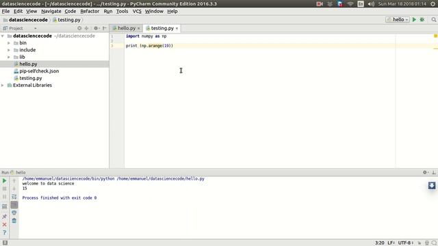 Importing virtual environment to text editor(PyCharm) смотреть онлайн