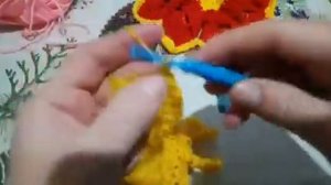 Вязаная прихватка крючком