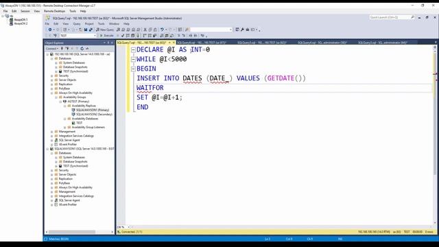 SQL Server Always On 5 Performans Testi смотреть онлайн