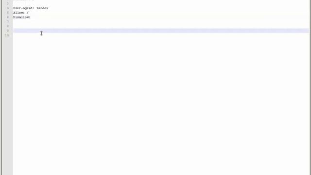 Настройка файла robots.txt смотреть онлайн