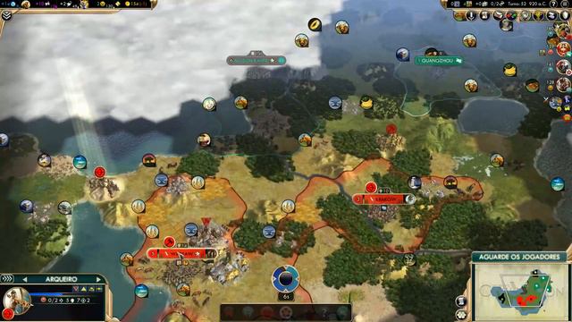 Civilization V Multiplayer #02 - Gameplay Português PT-BR смотреть онлайн