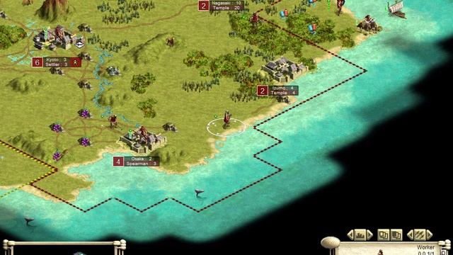 Civilization III Conquests Прохождение за Японию 3 [Мир и покой]