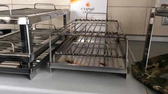 Прутковые и Каркасные решетки в коптильне - МИР МАНГАЛОВ смотреть онлайн