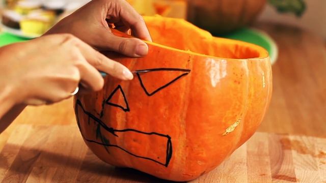 Как сделать тыкву своими руками. Тыква на хэллоуин смотреть онлайн
