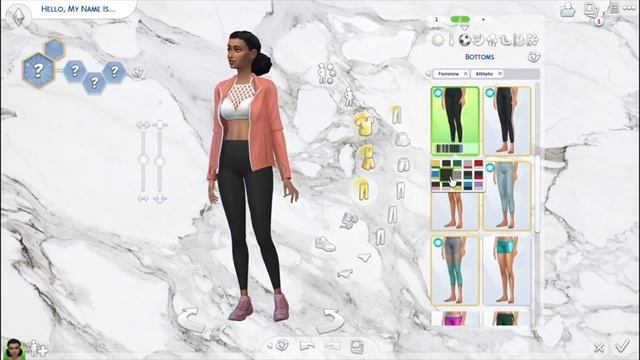 CUTE SINGLE SIM | The Sims 4: CAS смотреть онлайн