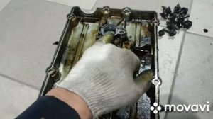 Кия Соренто(замена прокладки клапанной крышки и выпускного коллектора)