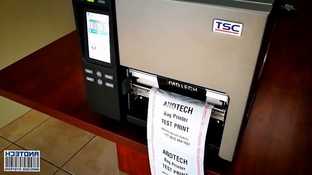 TSC TTP-2610MT Bag Printer for printing on medicine pouches. смотреть онлайн