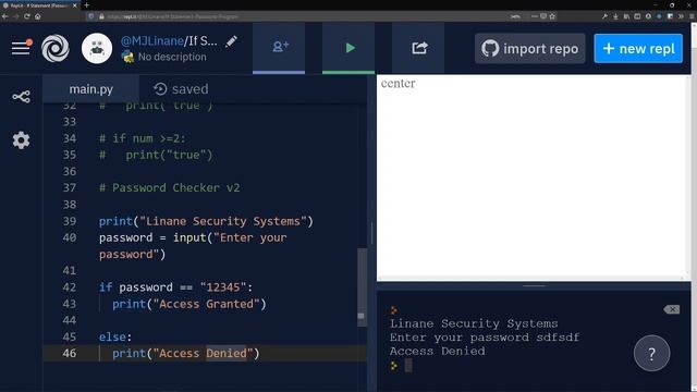 Python If-Else Statements (Password Checker v2) смотреть онлайн