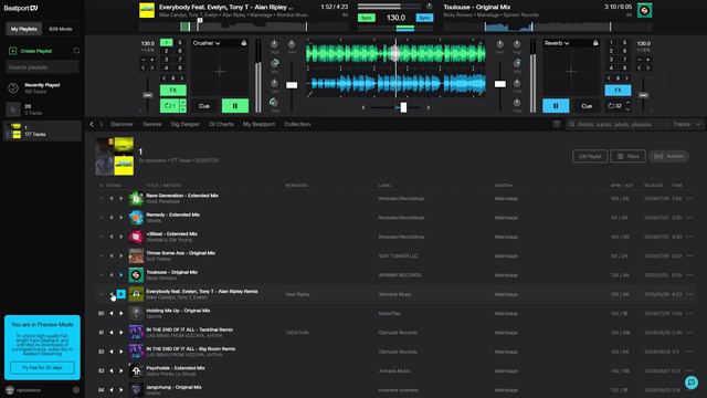 Beatport DJ _ The First Web Based DJ Software Designed for all DJs - Google Chrome 2024-07-30 19-20- смотреть онлайн