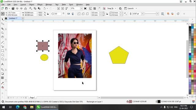 Color Palette Missing in CorelDRAW Issue Fixed | Hindi смотреть онлайн