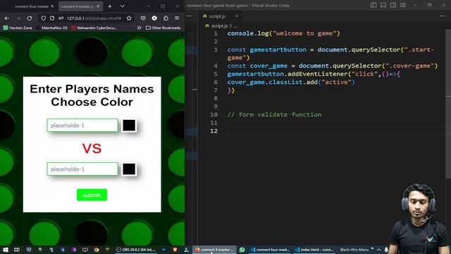 How To Make Connect 4 Game With JavaScript |HTML, CSS, JavaScript | Part-2 #webdevelopment #gamedev смотреть онлайн