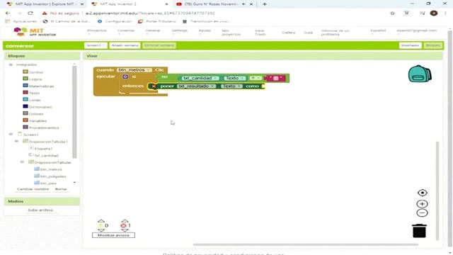Clase 2: App Inventor Convertidor De Unidades (tutorial)