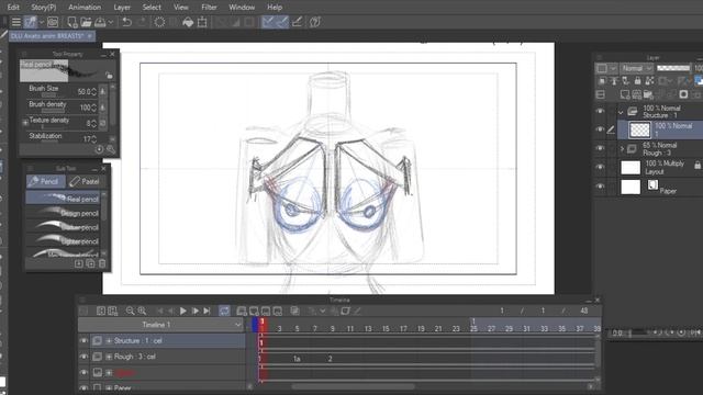30 Days of Drawing - Breasts Animated Study - #DLU Day 22 смотреть онлайн