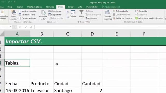 Importar y exportar datos (txt, csv) смотреть онлайн