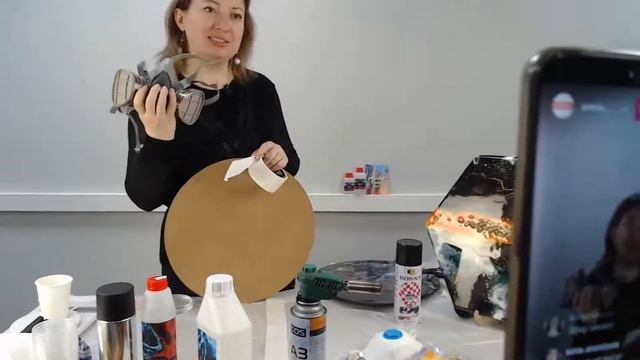 EpoximaxX-TV. Рисуем КОСМОС смолой в технике resin art с Анной Флори! смотреть онлайн