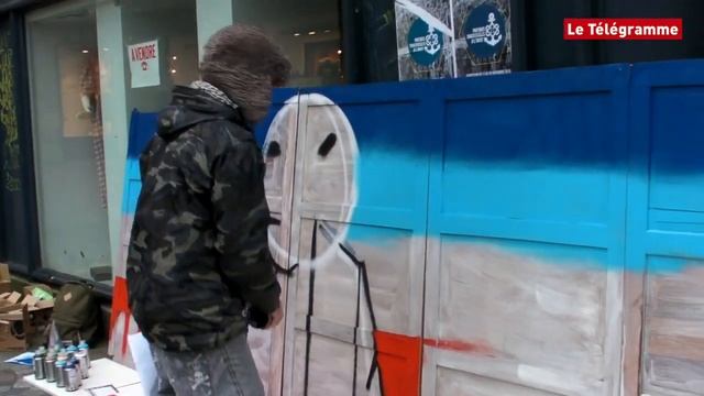 COP21 à Quimper : Une fresque graffiti pour sauver la planète смотреть онлайн