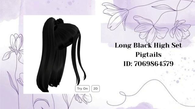 35 roblox black hair ID's смотреть онлайн