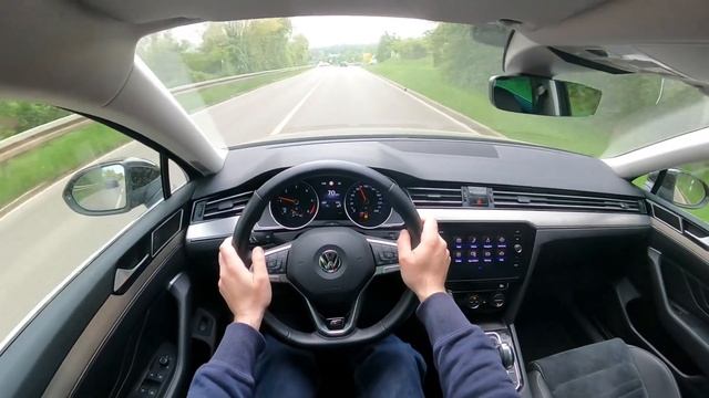 2020 VW Passat Variant 2.0TDI R-line (190HP) - POV Test Drive
