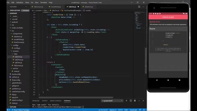 News App In React Native (with Source Code) part 3 смотреть онлайн