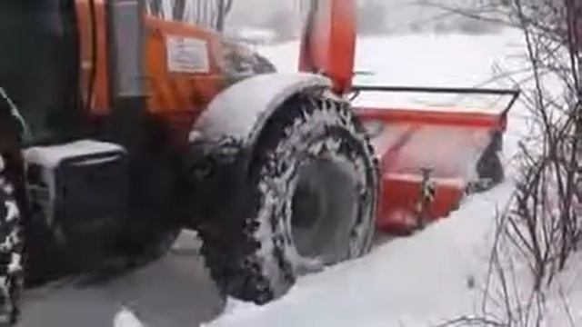 Снегомет KOVACO (снежная фреза) смотреть онлайн