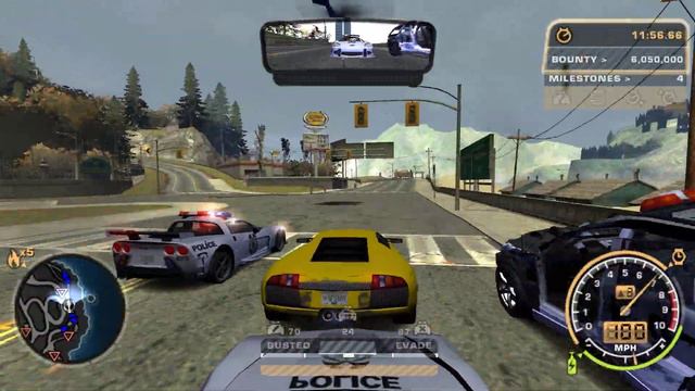 Need for Speed Most Wanted Lamborghini Murciélago Pursuit #4 смотреть онлайн