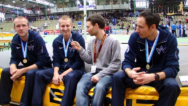 3x1000m Staffel des TV Wattenscheid im Interview bei Fartlek TV (Jugend Hallen DM) смотреть онлайн