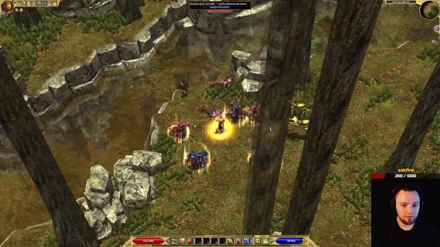 Прохождение Titan Quest Anniversary Edition за Боевого мага (Ратное дело + Земля) #4 смотреть онлайн