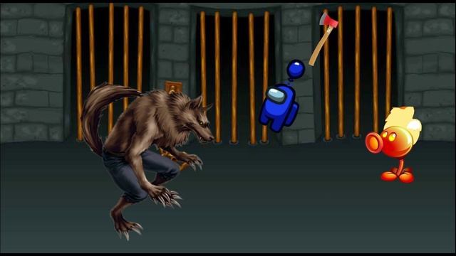 Жуткий хеллоуин смешная страшилка Зомбик и Баранчик и их друзья #зомбик #баранчик #горохострелы смотреть онлайн