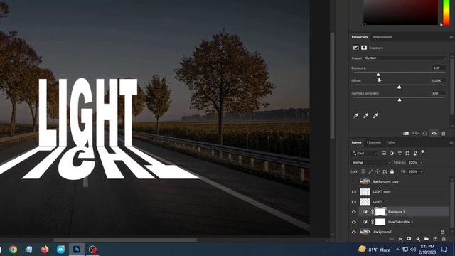 Light Text Effect - Glowing Text Effect in adobe photoshop cc 2023 | Adobe Photoshop tutorial 2023 смотреть онлайн