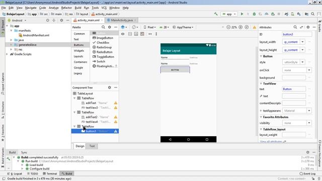 Belajar Menggunakan Table Layout di Android Studio смотреть онлайн