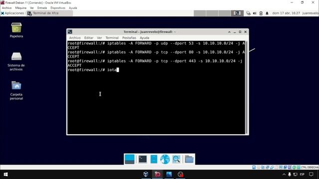 Práctica Iptables en Debian 11 смотреть онлайн