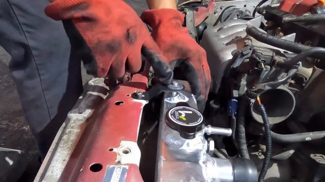 Installing Hybrid Racing Radiator In Kswap Honda Civic Eg смотреть онлайн