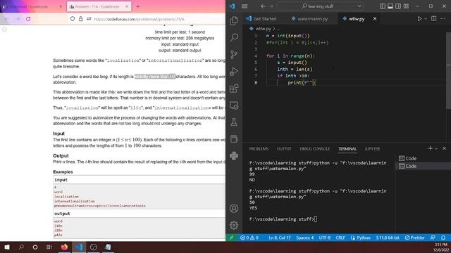 problem solving--Codeforces in python 3(4A,71A,231A) in (বাংলা) || python tutorial || смотреть онлайн