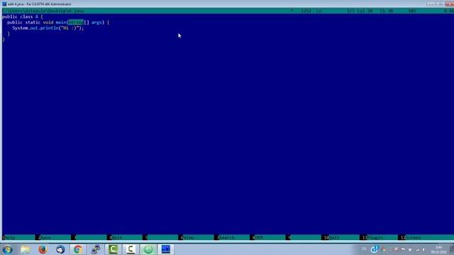 Создание первой программы на Java смотреть онлайн