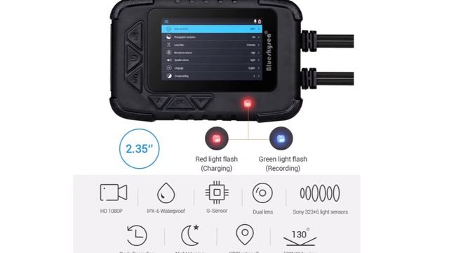 10 Видеорегистратор для мотоцикла с Алиэкспресс Aliexpress Motorcycle dash cam гаджеты для мотоцикл смотреть онлайн