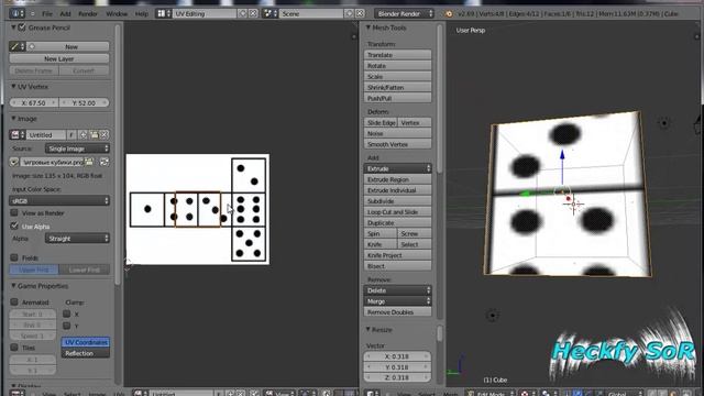 Blender текстура ч2 UV Editing смотреть онлайн
