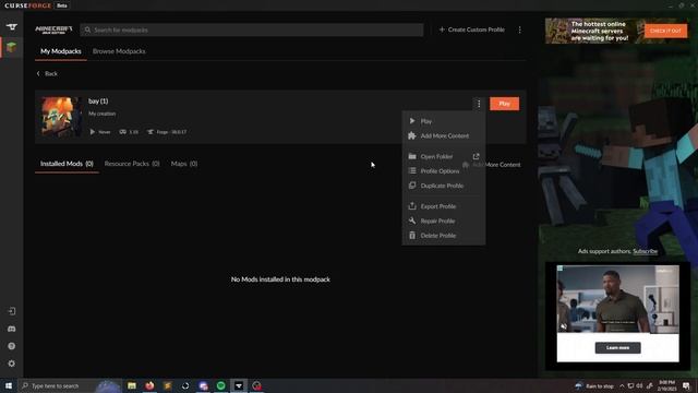 How to make a Minecraft Modpack on Curseforge - 2023 смотреть онлайн