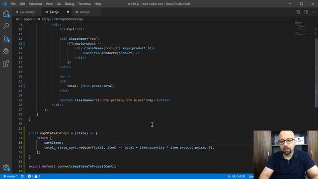 063 - ReactJS بالعربية - Redux Cart Project - print cart content in cart page смотреть онлайн